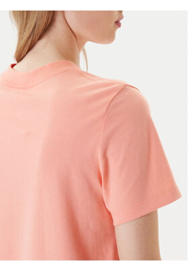 Calvin Klein Jeans T-Shirt Classic Logo LV047C854G Pomarańczowy Regular Fit. Kolor: pomarańczowy. Materiał: bawełna