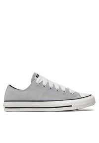 Converse Trampki Chuck Taylor All Star Suede A10417C Szary. Kolor: szary. Materiał: zamsz, skóra