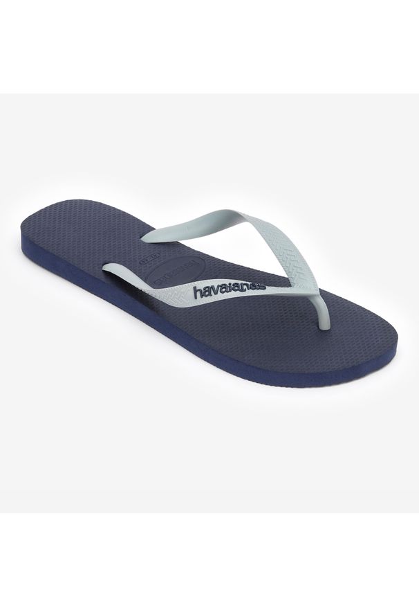 Japonki męskie Havaianas Logo Pop Up. Okazja: na co dzień, na plażę. Kolor: wielokolorowy, beżowy, zielony. Materiał: kauczuk, syntetyk. Sezon: lato. Styl: casual
