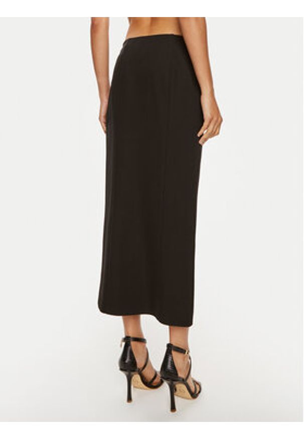 Patrizia Pepe Spódnica midi 8G0422 A454-K103 Czarny Regular Fit. Kolor: czarny. Materiał: syntetyk