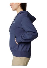 columbia - Bluza damska Columbia Marble Canyon French Terry Hoodie. Kolor: niebieski. Materiał: bawełna, poliester