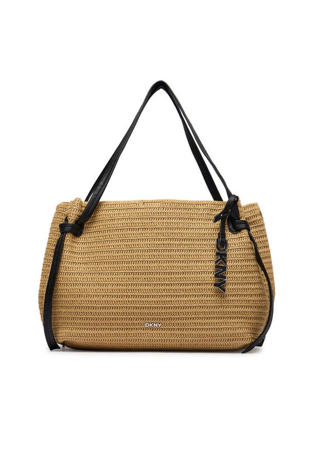 DKNY Torebka Aisling Sm Tote R61ADN78 Beżowy. Kolor: beżowy