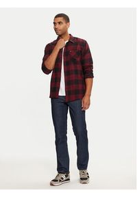 Quiksilver Koszula Buffalo Classic AQYWT03369 Bordowy Regular Fit. Kolor: czerwony. Materiał: bawełna #4