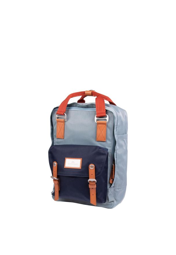 Plecak na laptopa Doughnut Macaroon Earth Tone - washed denim/nautical. Kolor: niebieski. Materiał: denim