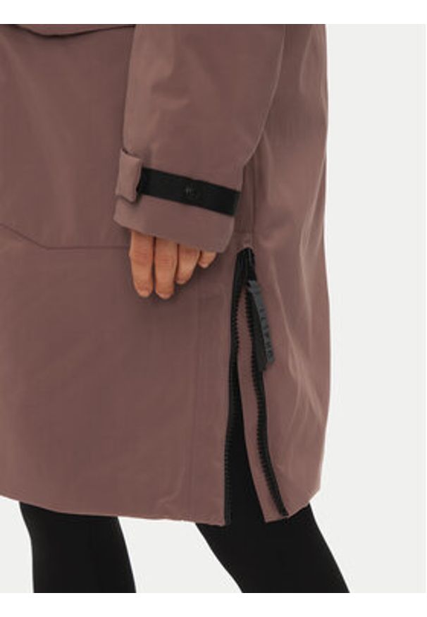 Halti Parka Bergga 065-0425 Brązowy Relaxed Fit. Kolor: brązowy. Materiał: syntetyk