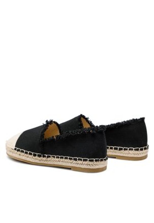 DeeZee Espadryle WSS990-196 Czarny. Kolor: czarny. Materiał: materiał