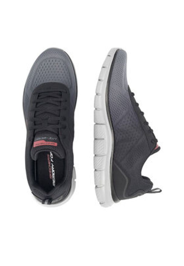 skechers - Skechers Sneakersy TRACK RIPKENT 232399 BKCC Czarny. Kolor: czarny. Materiał: materiał