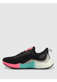 4f - 4F Buty treningowe STEP CONTROL 1.0 damskie - czarne 41. Okazja: na co dzień, na spacer. Kolor: czarny. Materiał: guma. Szerokość cholewki: normalna. Sport: turystyka piesza, fitness #1