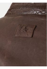 Milestone Kurtka skórzana Oliverio 611099 60770 Brązowy Regular Fit. Kolor: brązowy. Materiał: skóra #3