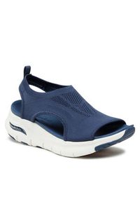 skechers - Skechers Sandały City Catch 119236/NVY Granatowy. Kolor: niebieski. Materiał: materiał #3