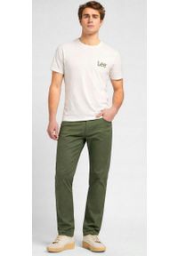 Lee - MESKIE SPODNIE LEE SLIM FIT MVP OLIVE MOSS 112376325 #4