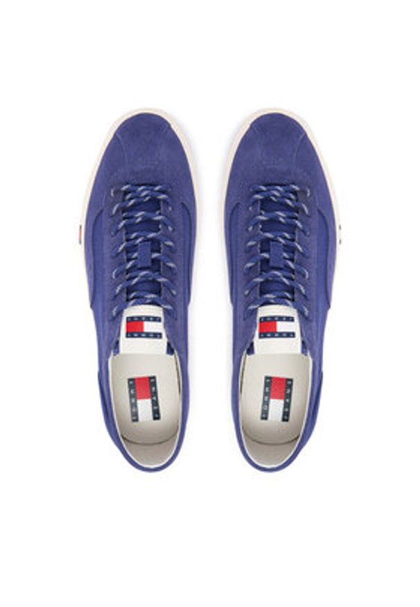 TOMMY HILFIGER - Tommy Hilfiger Tenisówki Archive Vulc Y2K EM0EM01760 Niebieski. Kolor: niebieski. Materiał: materiał