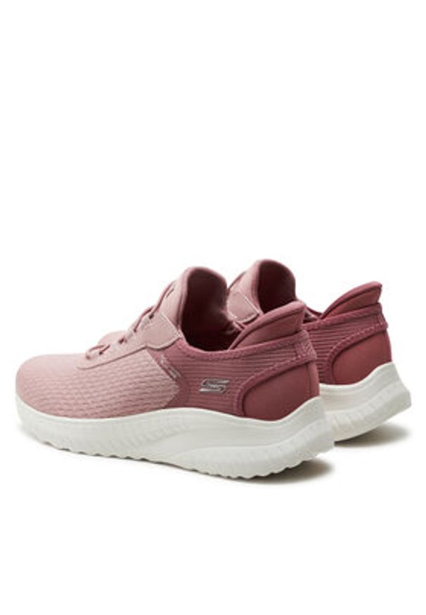 skechers - Skechers Sneakersy Bobs Squad Chaos-In Color 117504/BLSH Różowy. Kolor: różowy. Materiał: mesh, materiał