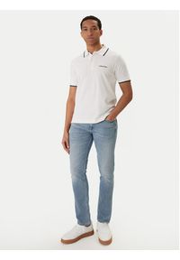Guess Jeansy M6RAS2 D6761 Niebieski Slim Tapered Fit. Kolor: niebieski #5