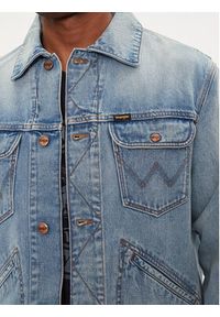 Wrangler Kurtka jeansowa 112350475 Niebieski Regular Fit. Kolor: niebieski. Materiał: bawełna #5