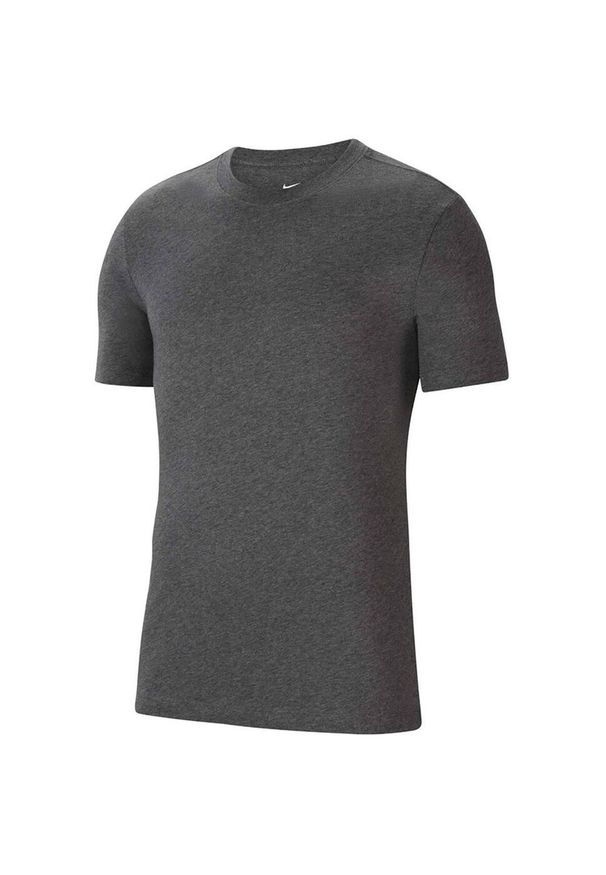 Nike - T-shirt Męski Logo Park. Kolor: szary
