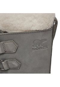 sorel - Sorel Śniegowce Caribou NL1005 Szary. Kolor: szary. Materiał: nubuk, skóra #3