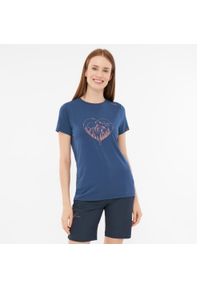 Koszulka turystyczna damska Viking Lenta Bamboo. Kolor: niebieski #1