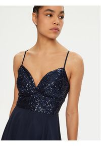 Swing Sukienka wieczorowa 5AI09500 Granatowy Regular Fit. Kolor: niebieski. Materiał: syntetyk. Styl: wizytowy #3