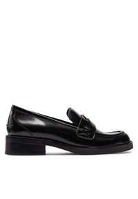DKNY Loafersy Penny K1434520 Czarny. Kolor: czarny. Materiał: skóra, lakier #1