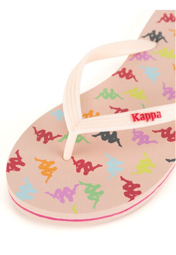 Kappa Japonki 351C22W Pink Soft - Fuchsia Fragola - Pink Fuchsia Kolorowy. Materiał: materiał. Wzór: kolorowy