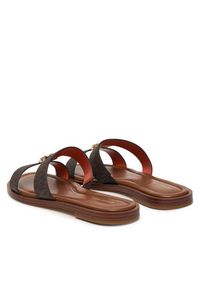 MICHAEL Michael Kors Klapki Ering Flat 40S6ERFS2B Brązowy. Kolor: brązowy. Materiał: skóra #6