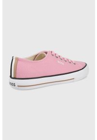 BOSS tenisówki Aiden 50471362.630 damskie kolor różowy. Nosek buta: okrągły. Zapięcie: sznurówki. Kolor: różowy. Szerokość cholewki: normalna #5