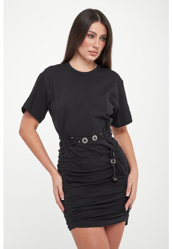 Pinko - Sukienka drapowana mini Anguillara PINKO. Długość: mini
