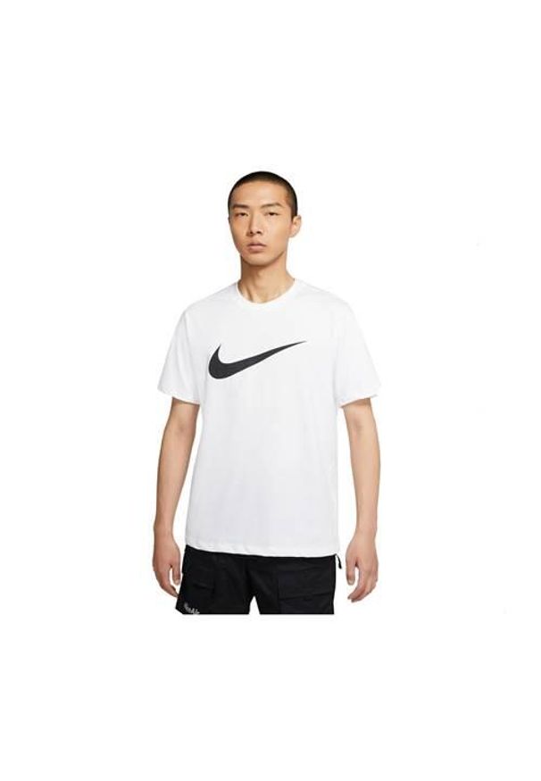Koszulka sportowa męska Nike Icon Swoosh. Kolor: biały. Długość rękawa: krótki rękaw. Długość: krótkie