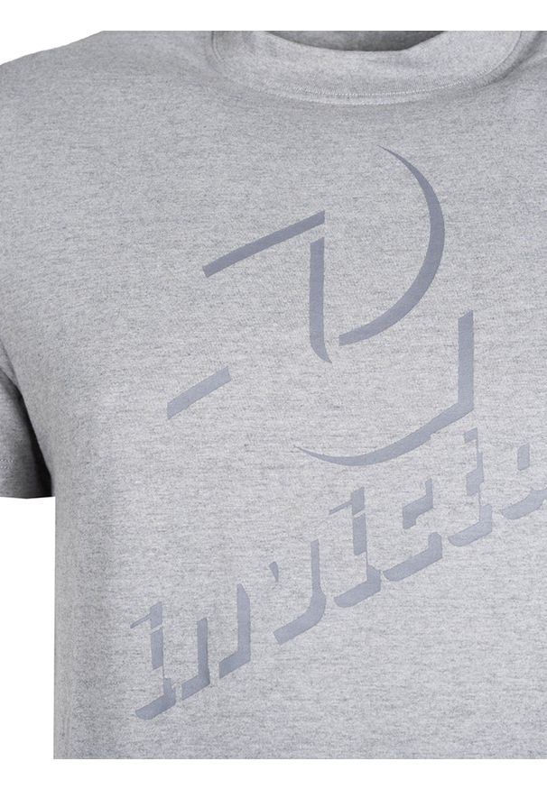 Invicta T-shirt | 4451241 / U | Mężczyzna | Szary. Okazja: na co dzień. Kolor: szary. Materiał: bawełna, poliester. Wzór: nadruk. Styl: casual
