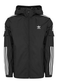 Adidas - adidas Wiatrówka adicolor Classics 3-Stripes GN3475 Czarny Regular Fit. Kolor: czarny. Materiał: syntetyk #4