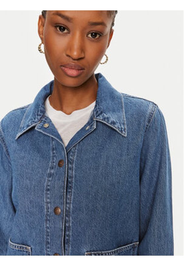 Levi's® Kurtka jeansowa A7440-0004 Niebieski Regular Fit. Kolor: niebieski. Materiał: bawełna