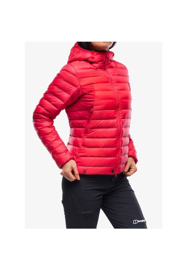 Kurtka puchowa damska Berghaus Seeker MW Down Hoody. Kolor: czerwony. Materiał: puch