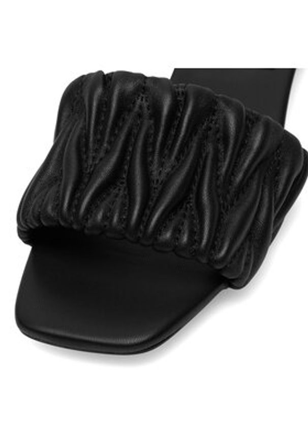 Badura Klapki FELICIE-V1328L-36-1 Czarny. Kolor: czarny. Materiał: skóra