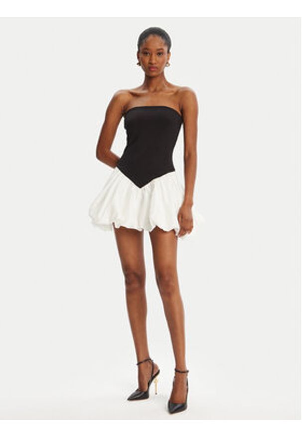 BARDOT - Bardot Sukienka koktajlowa Vega Strapless 59903DB Czarny Slim Fit. Kolor: czarny. Materiał: syntetyk. Styl: wizytowy