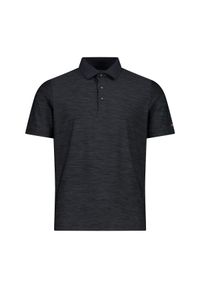 Polo CMP. Typ kołnierza: polo. Kolor: zielony, wielokolorowy, czarny, brązowy