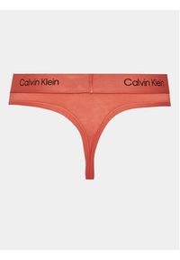 Calvin Klein Underwear Stringi 000QF7221E Pomarańczowy. Kolor: pomarańczowy. Materiał: bawełna #3