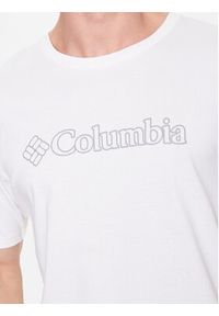 columbia - Columbia T-Shirt Pacific Crossing II 2036472 Biały Regular Fit. Kolor: biały. Materiał: bawełna #3