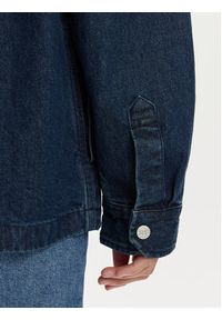 Lee Koszula jeansowa Workwear 112349344 Granatowy Loose Fit. Kolor: niebieski. Materiał: bawełna