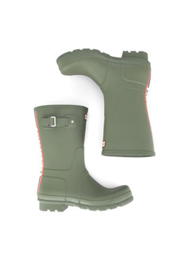 Hunter Kalosze MFS9353RMA-LIN-M Khaki. Kolor: brązowy. Materiał: kauczuk
