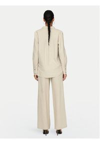 JDY Koszula Say 15318364 Beżowy Loose Fit. Kolor: beżowy. Materiał: wiskoza