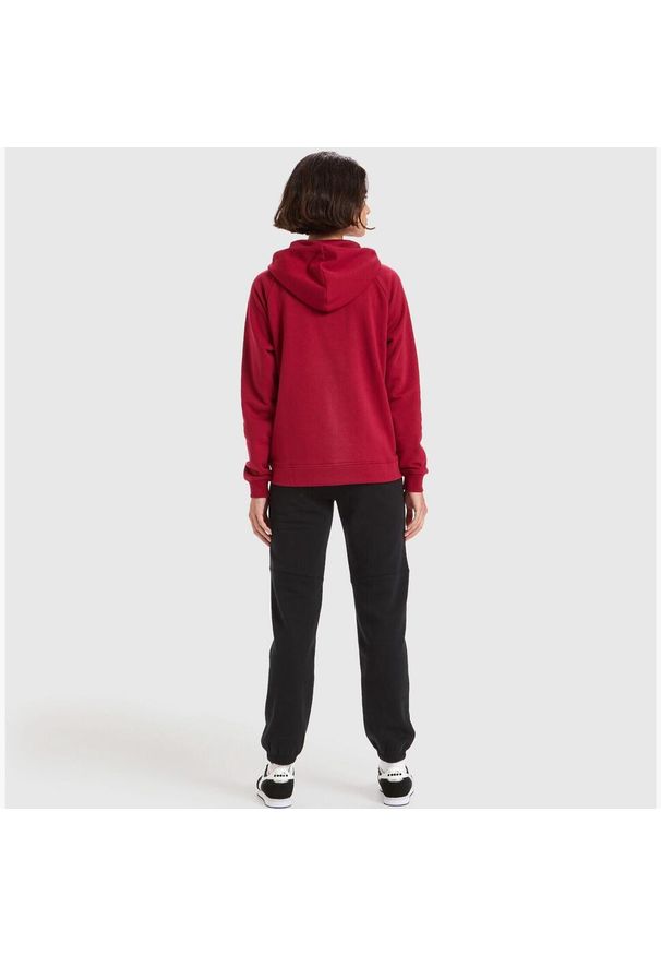 Diadora - Zestaw dresowy damski DIADORA L.TRACKSUIT HD FZ CORE. Kolor: czerwony. Materiał: dresówka