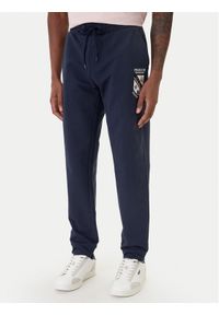 Aeronautica Militare Spodnie dresowe 261PF1021UF00674 Granatowy Regular Fit. Kolor: niebieski. Materiał: bawełna #1