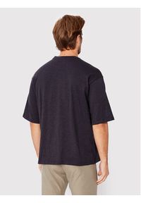 Casual Friday T-Shirt Tue Slub Yarn 20504414 Granatowy Relaxed Fit. Okazja: na co dzień. Kolor: niebieski. Materiał: bawełna. Styl: casual #2