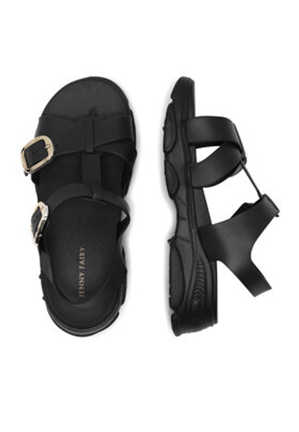 Jenny Fairy Sandały WFA2729-1 Czarny. Kolor: czarny. Materiał: syntetyk