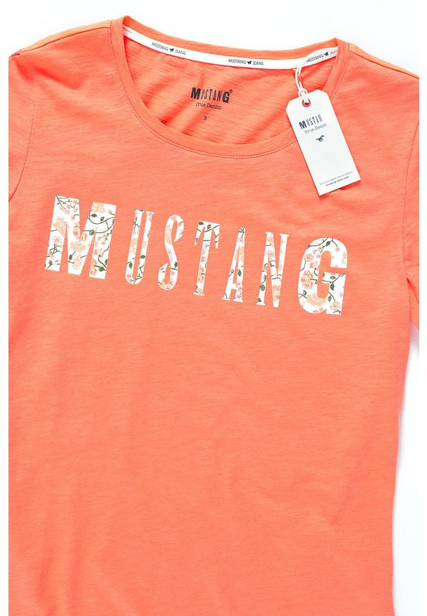 Mustang - MUSTANG T SHIRT DAMSKI Alexia C Print 1009058 8139. Wzór: nadruk