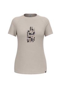 Odlo - Koszulka z krótkim rękawem damska ODLO Merino Tencel 130 Heritage. Kolor: szary. Długość rękawa: krótki rękaw. Długość: krótkie #1