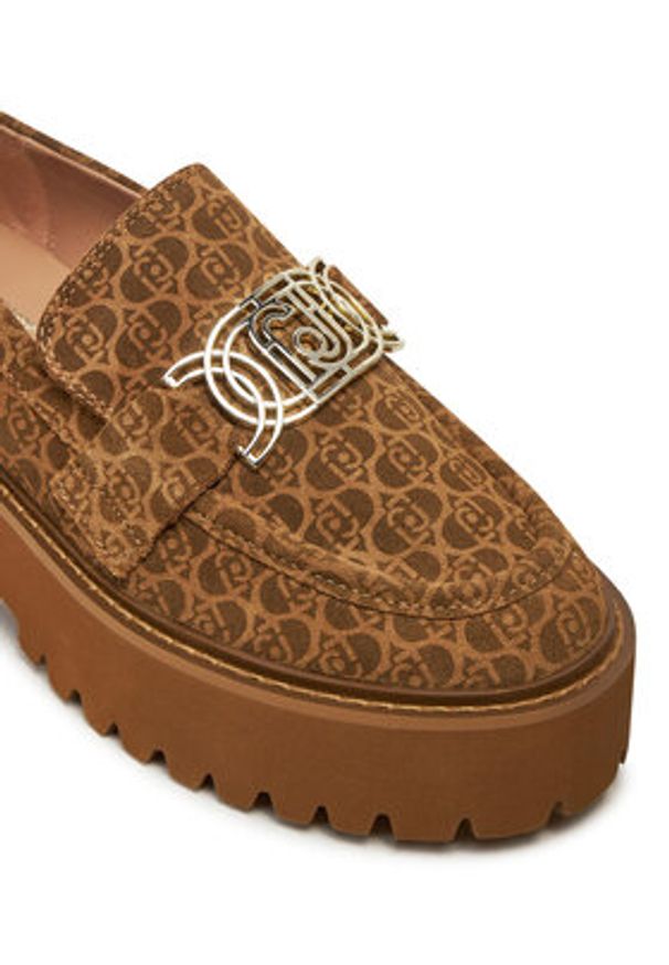 Liu Jo Loafersy Mocassino SF4017 PX195 Brązowy. Kolor: brązowy. Materiał: skóra