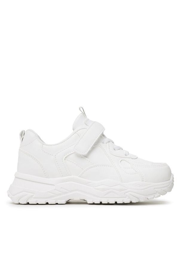 Sneakersy DeeZee. Kolor: biały