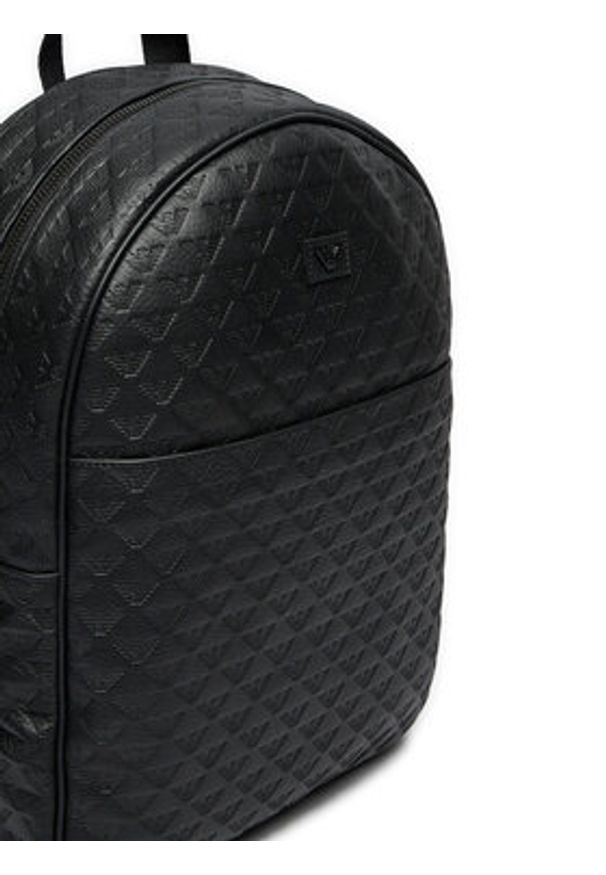 Emporio Armani Plecak Y4O449 YQ67I 80001 Czarny. Kolor: czarny. Materiał: skóra